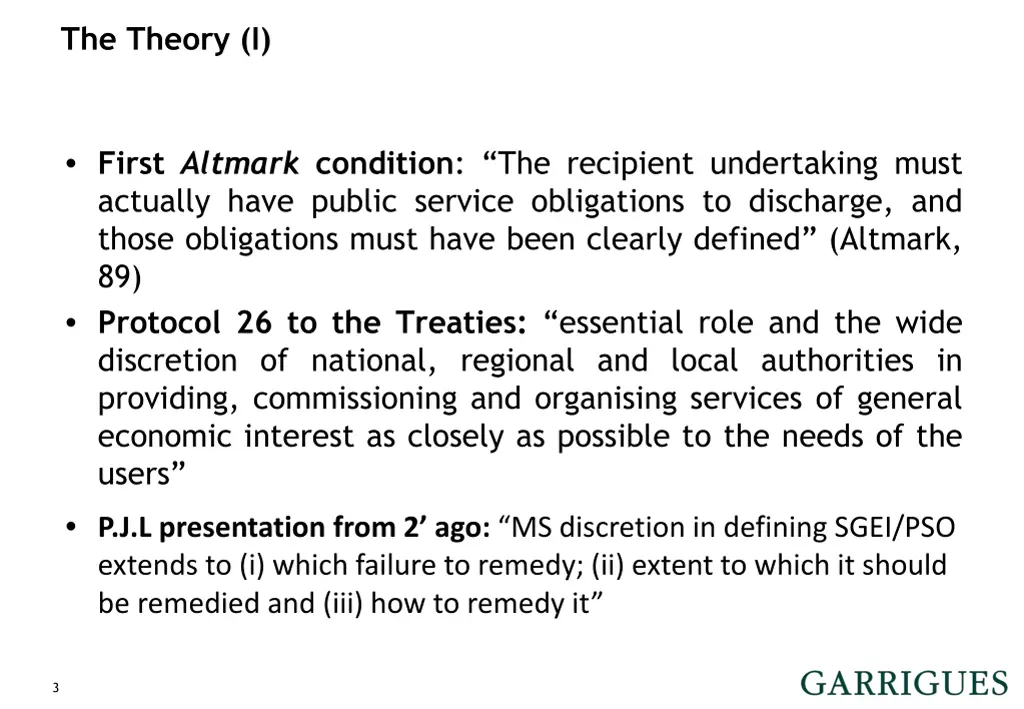 the theory i