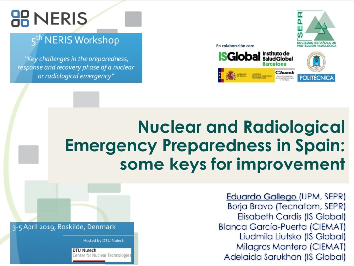 nuclear and radiological emergency preparedness