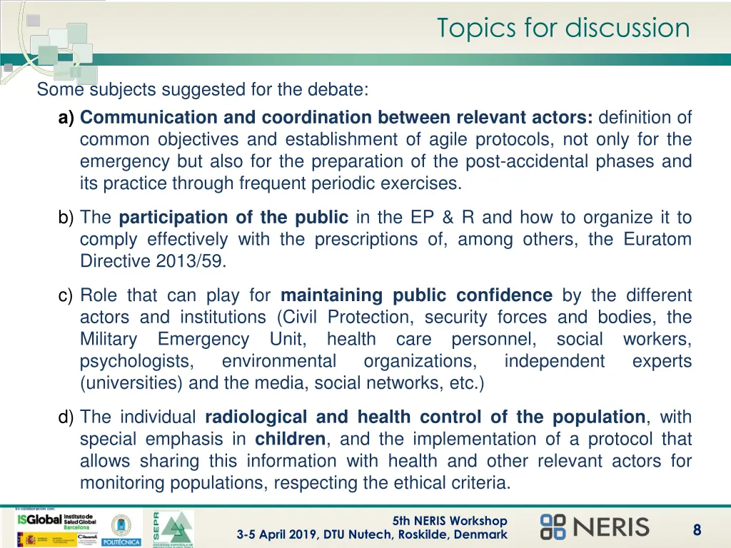 topics for discussion 2