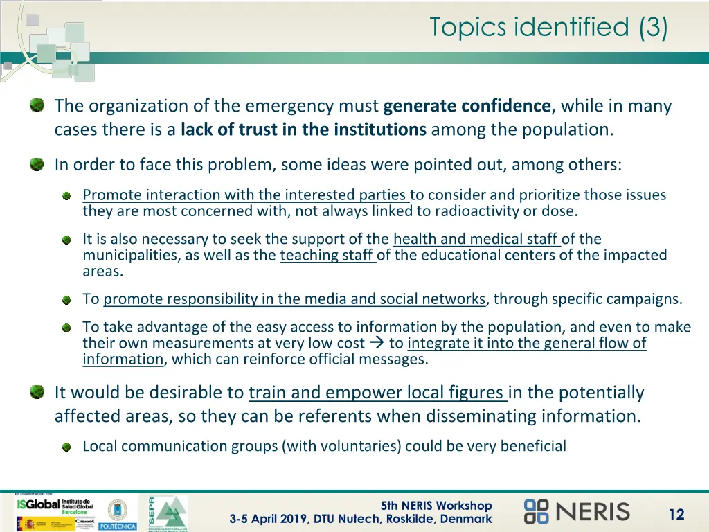 topics identified 3