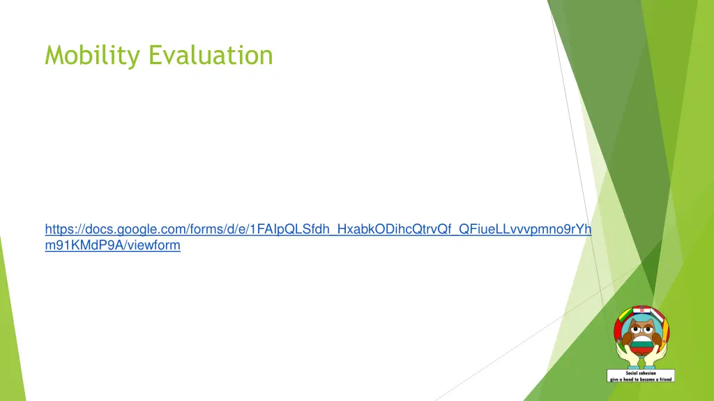 mobility evaluation
