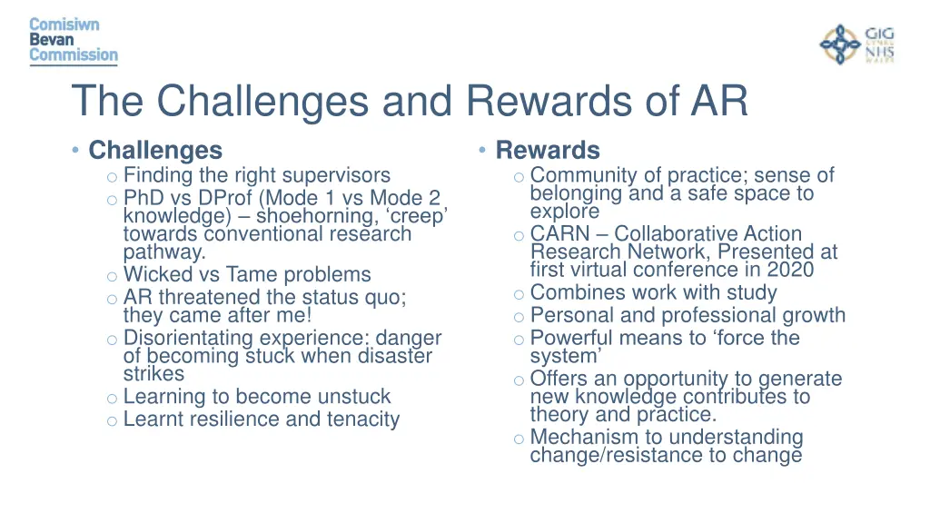 the challenges and rewards of ar challenges
