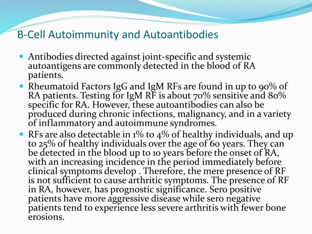 b cell autoimmunity and autoantibodies