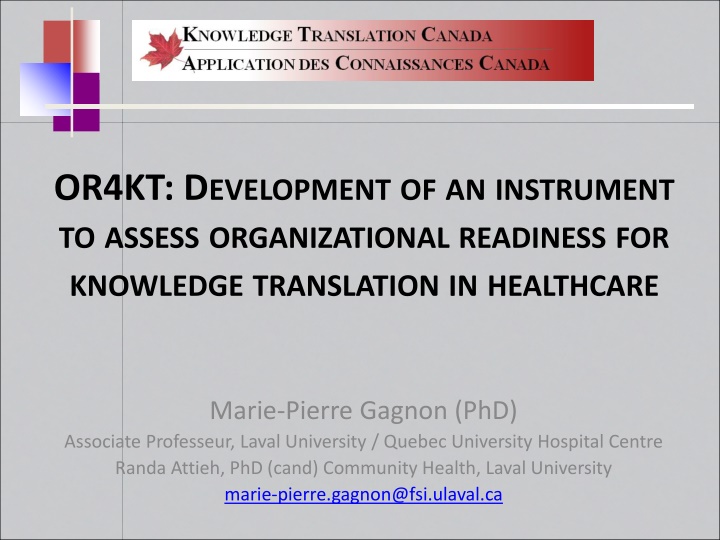 or4kt d evelopment of an instrument to assess