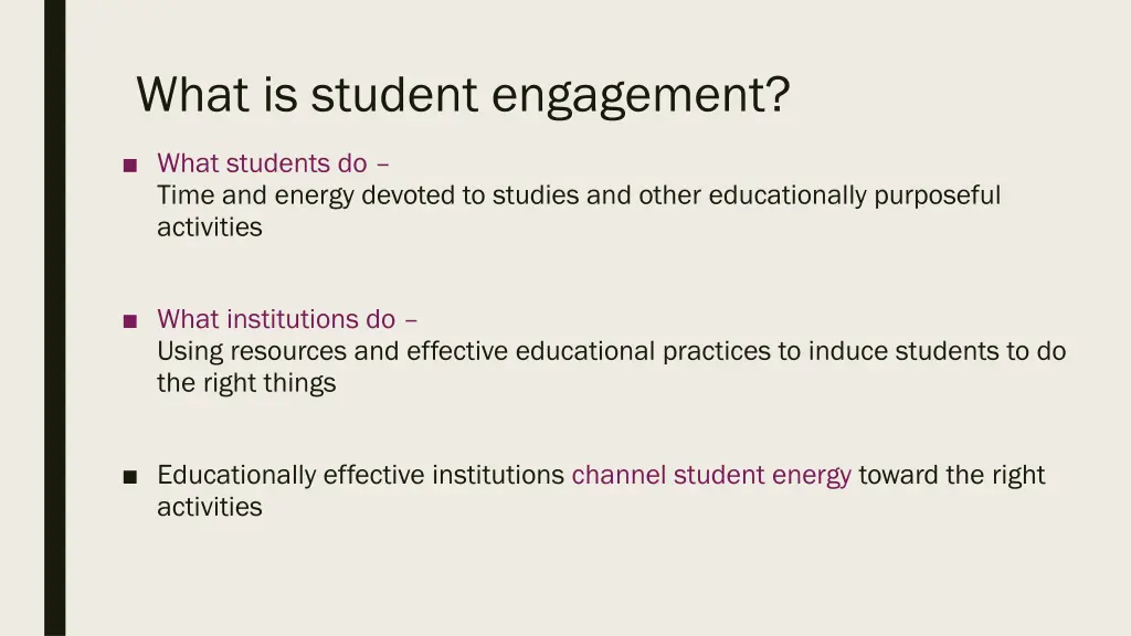 what is student engagement