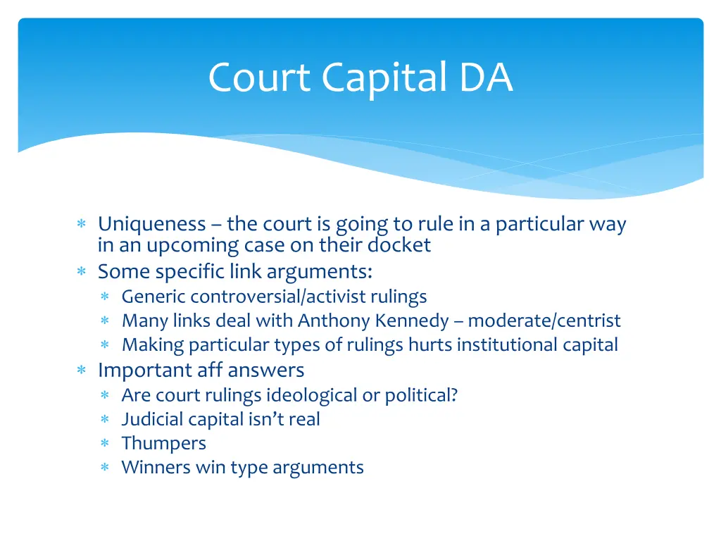 court capital da