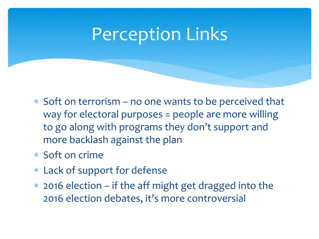 perception links