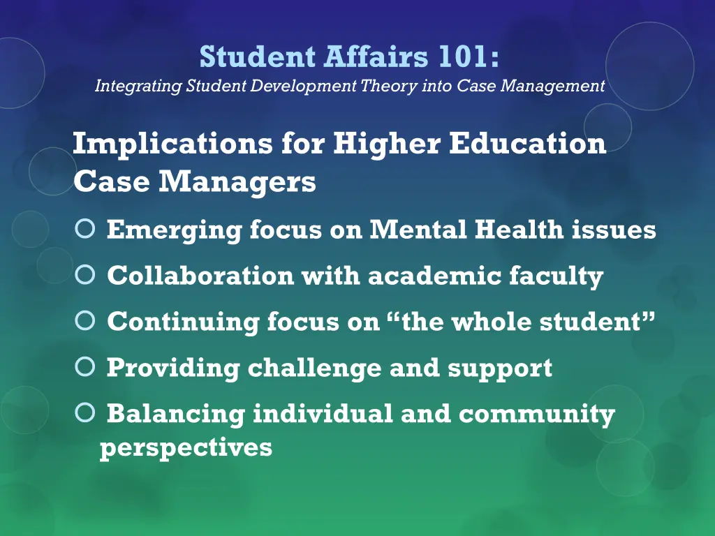 student affairs 101 integrating student 15