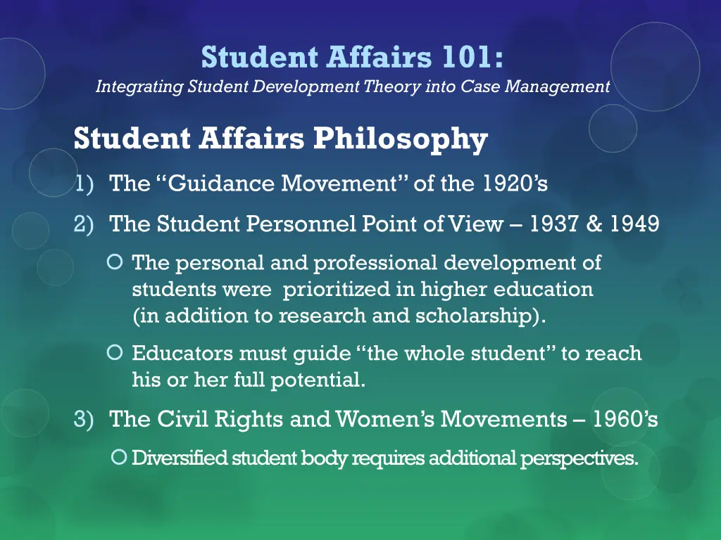 student affairs 101 integrating student 2