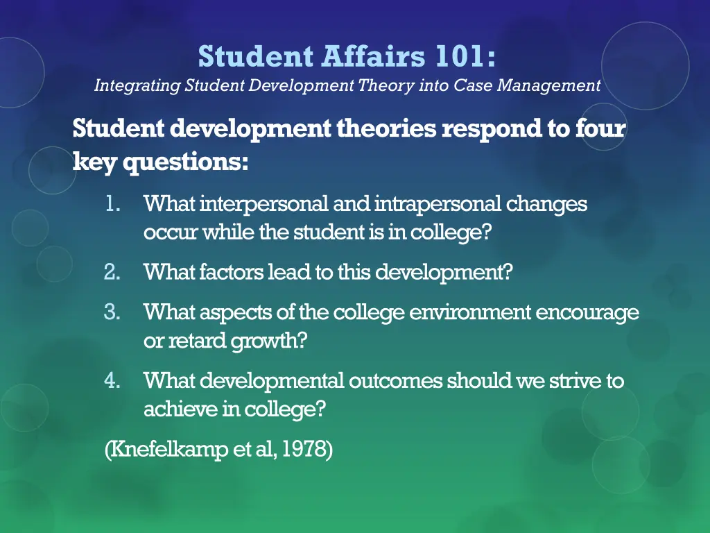 student affairs 101 integrating student 7