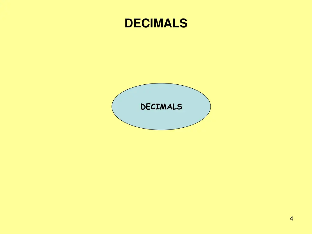 decimals 1