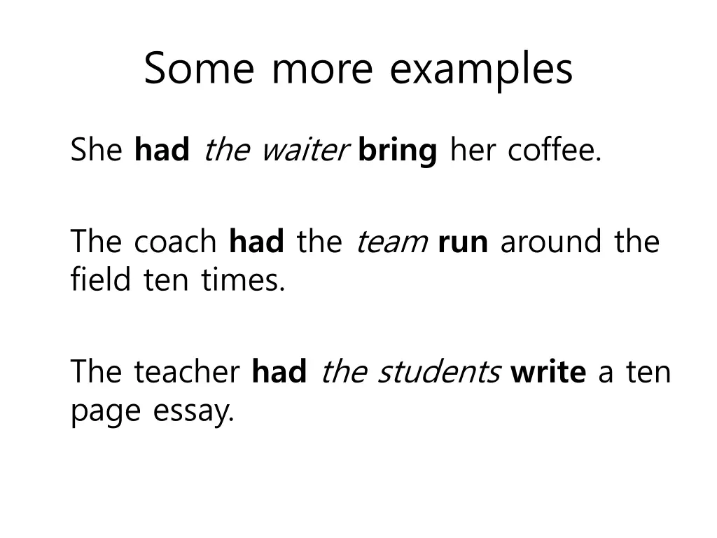 some more examples 1