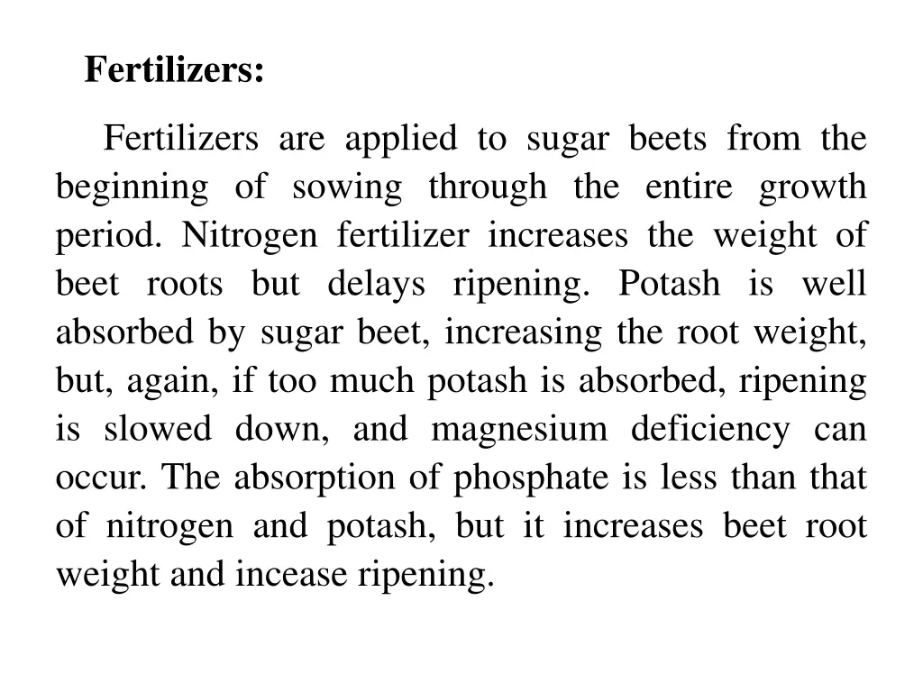 fertilizers