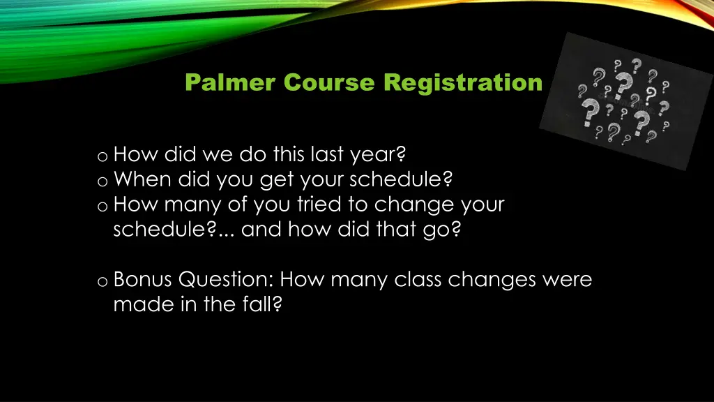 palmer course registration