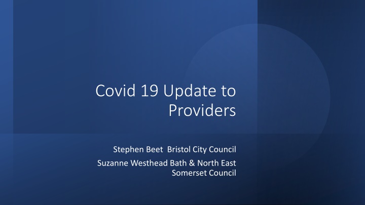 covid 19 update to