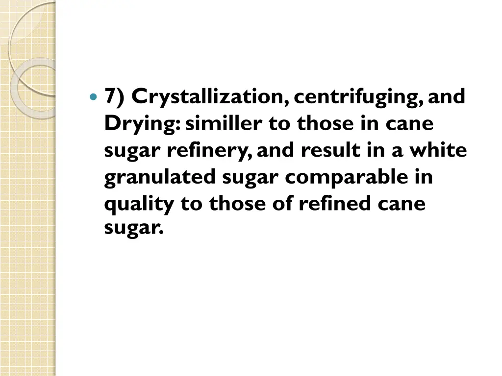 7 crystallization centrifuging and drying
