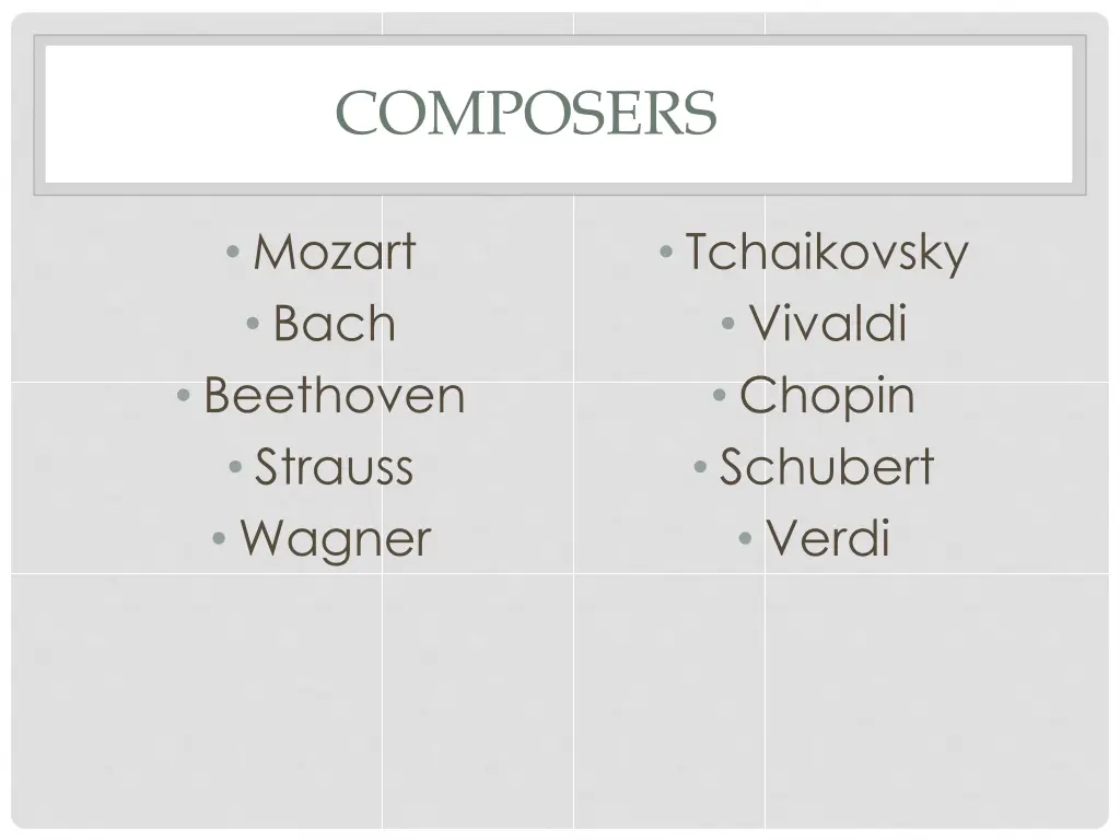 composers
