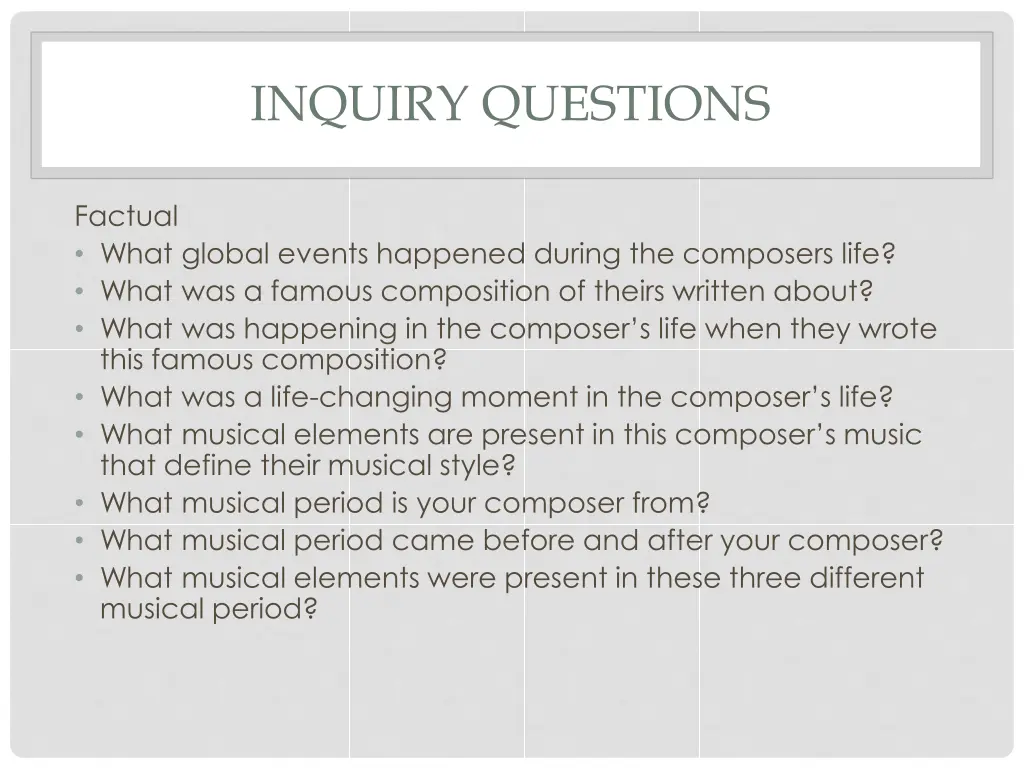 inquiry questions