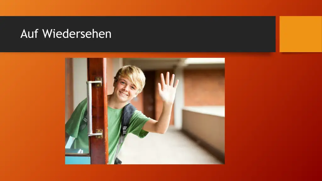 auf wiedersehen