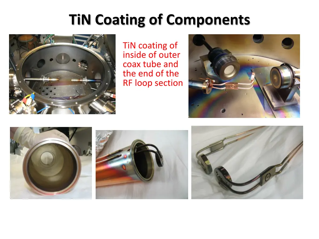 tin coating of components