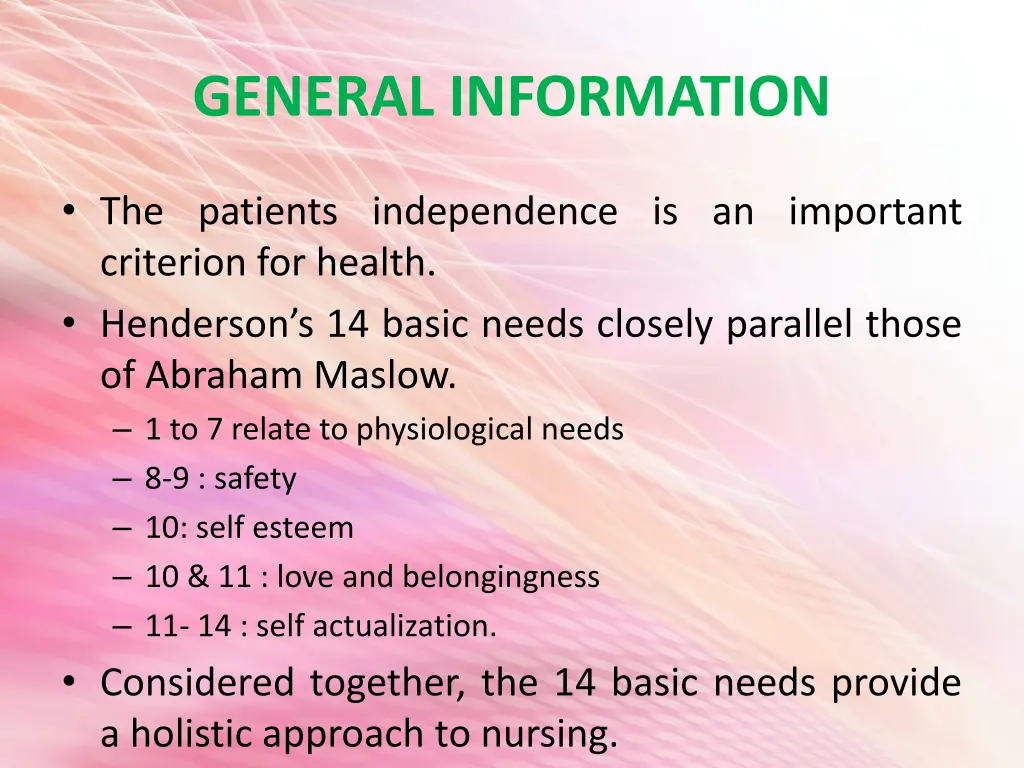general information 1