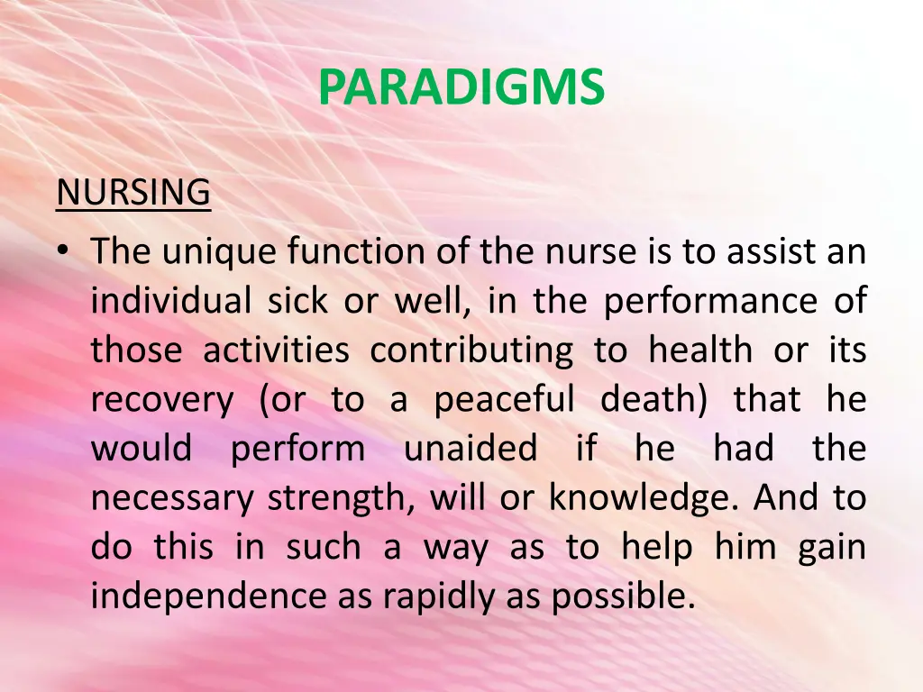 paradigms 4