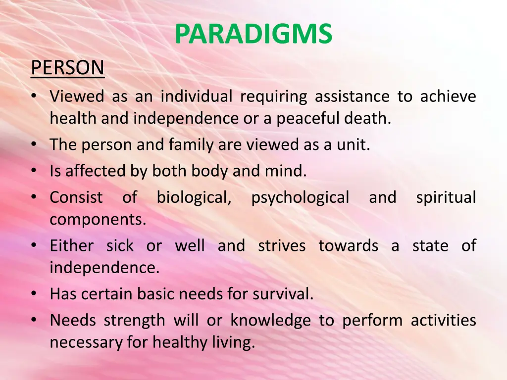 paradigms