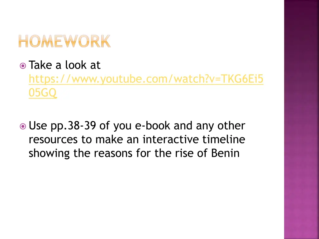 homework