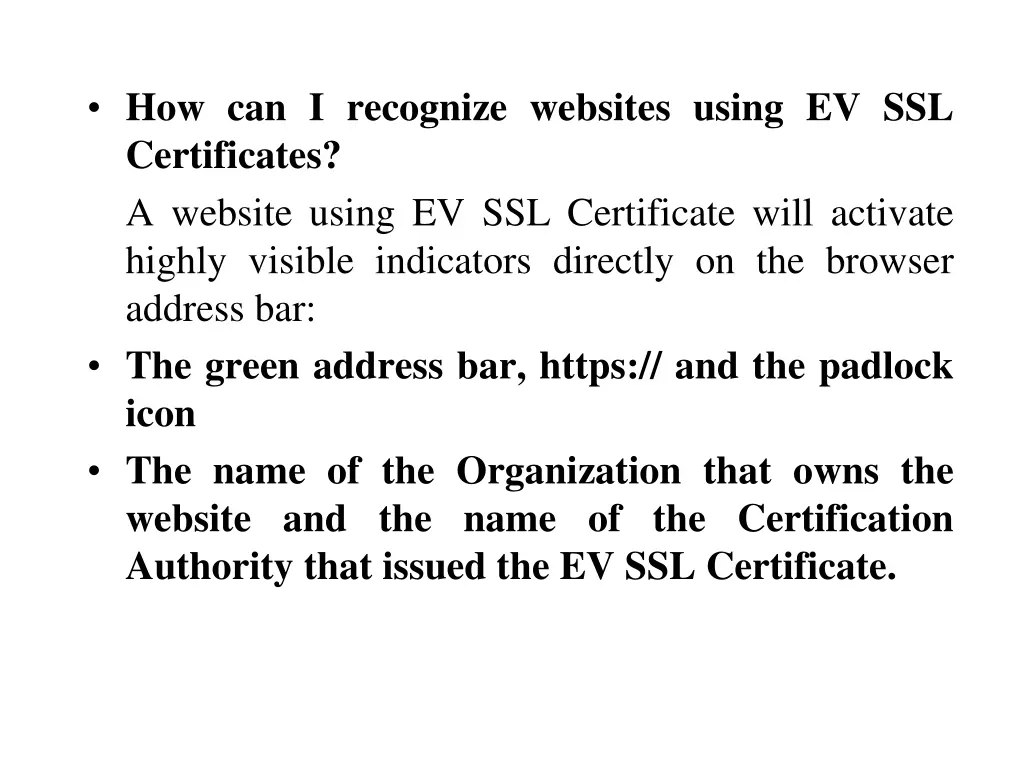 how can i recognize websites using