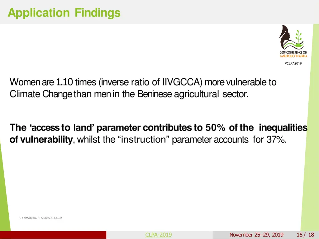 application findings 1
