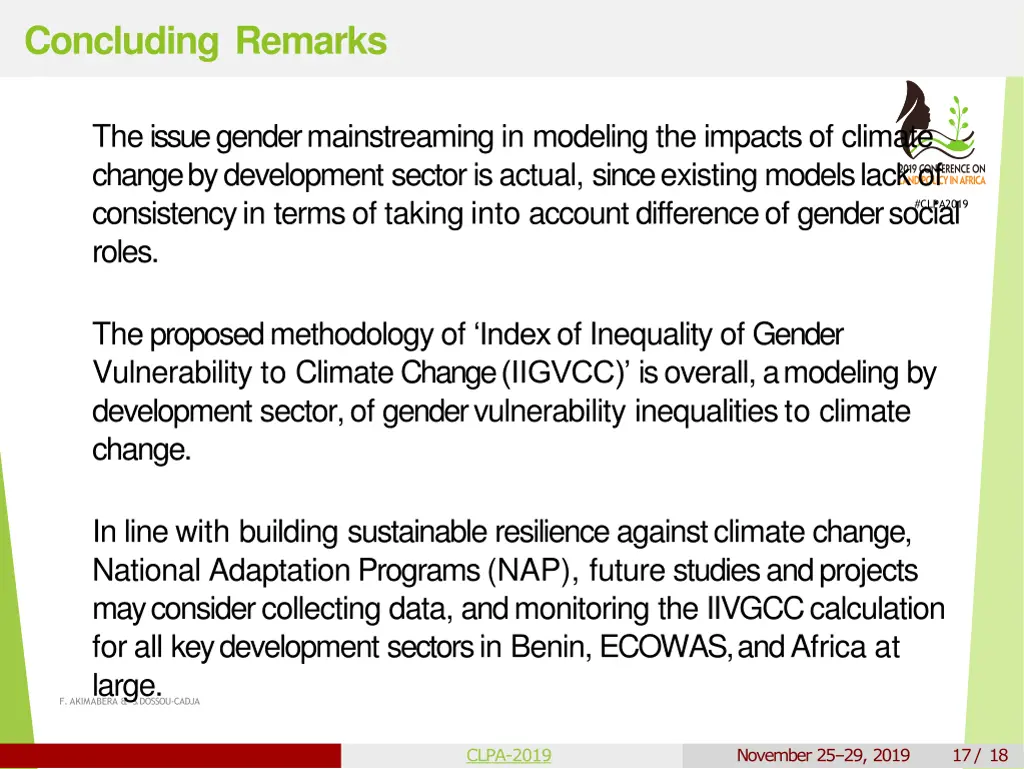 concluding remarks 2