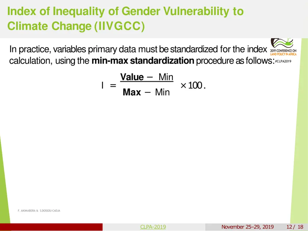 index of inequality of gender vulnerability 10