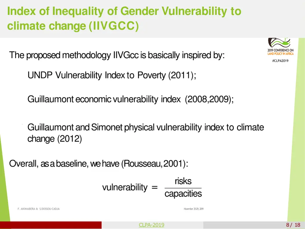 index of inequality of gender vulnerability 4