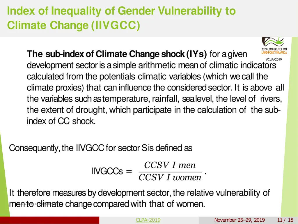 index of inequality of gender vulnerability 9