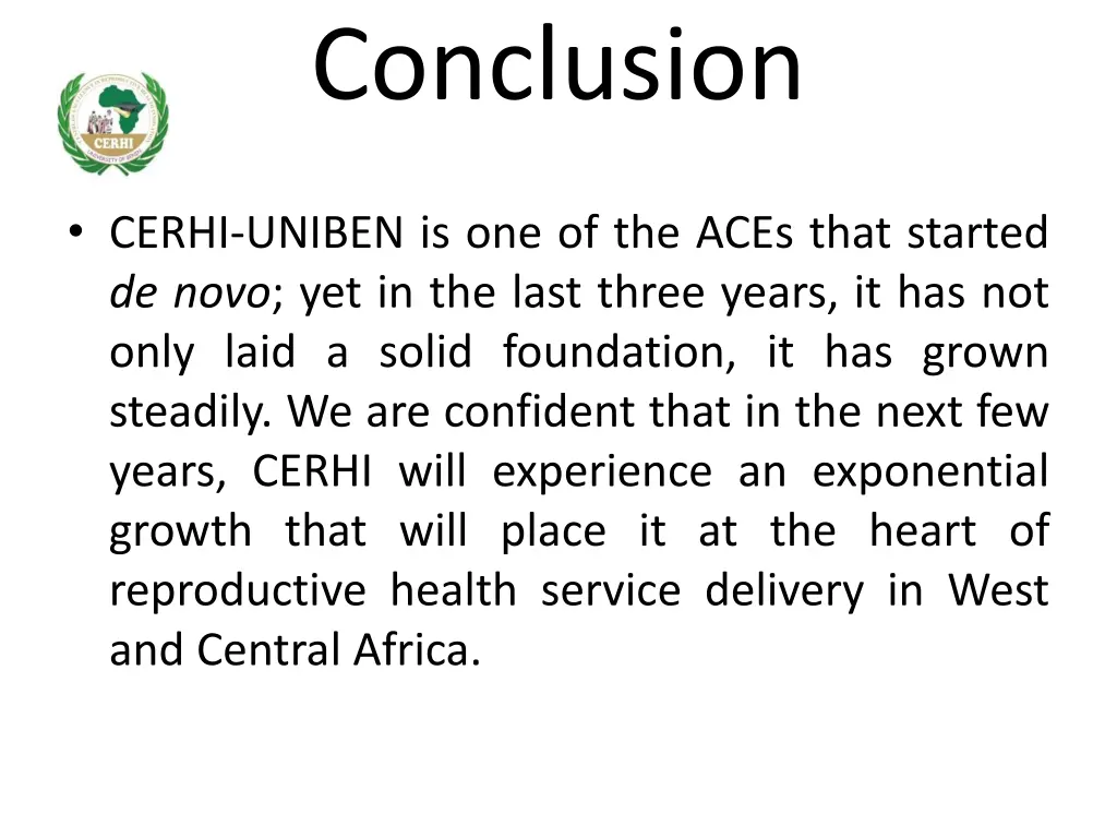 conclusion