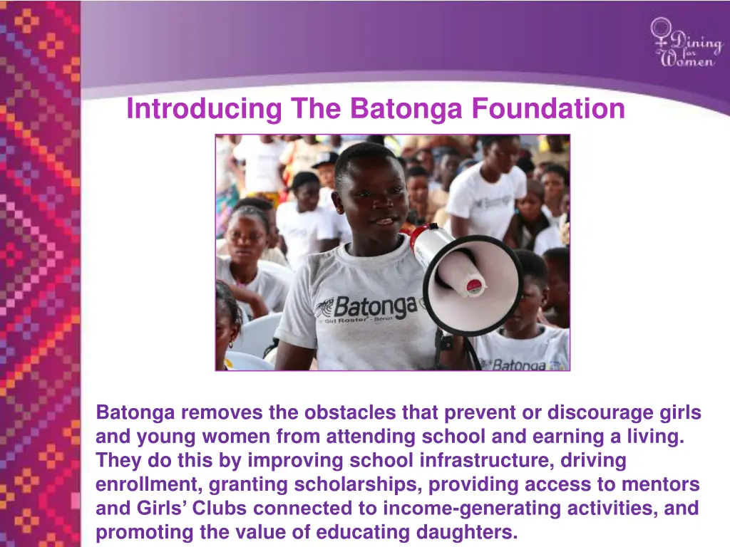 introducing the batonga foundation