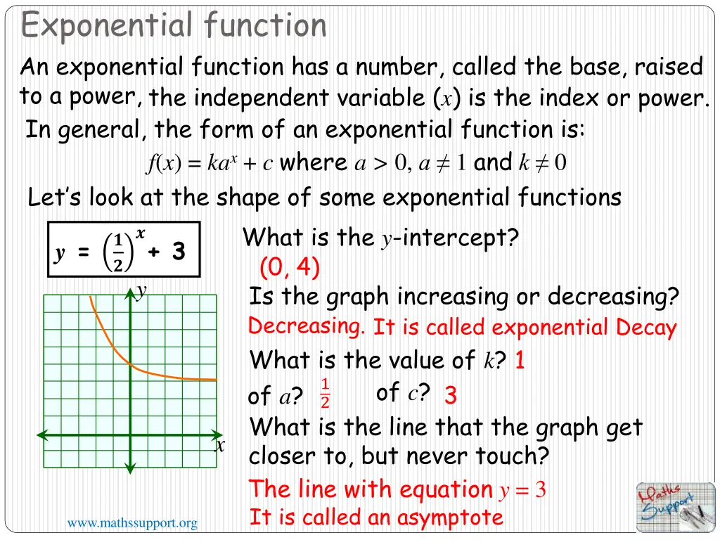 exponential function 5