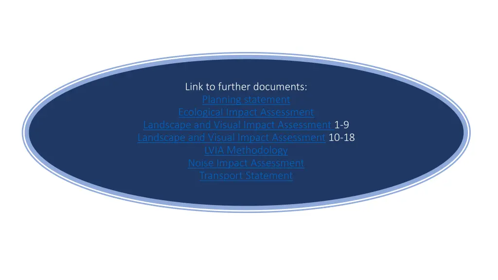 link to further documents planning statement