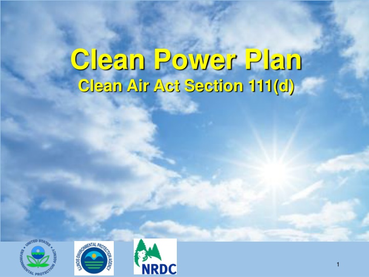 clean power plan clean air act section 111 d