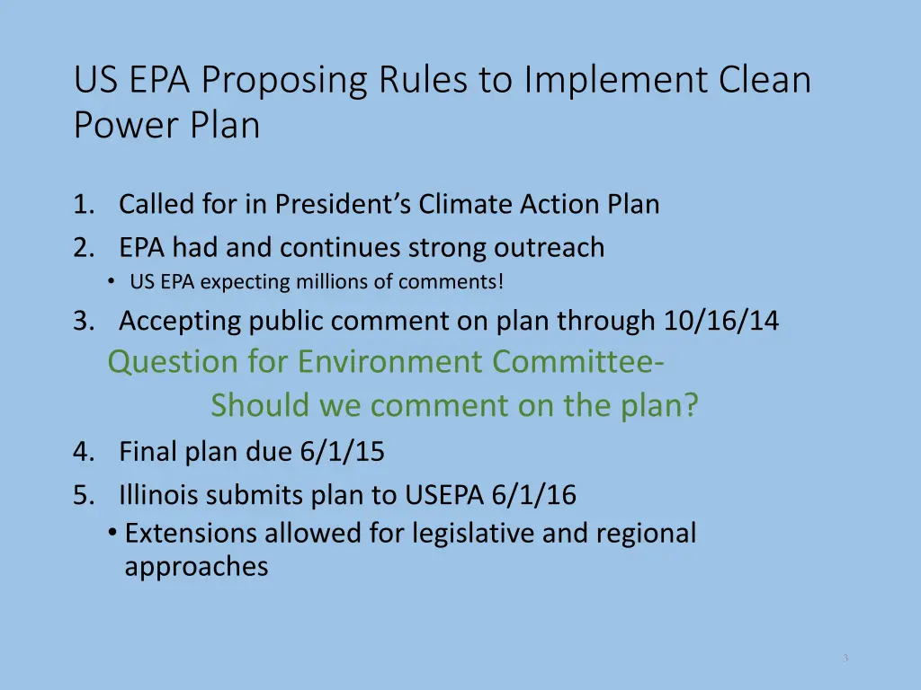 us epa proposing rules to implement clean power
