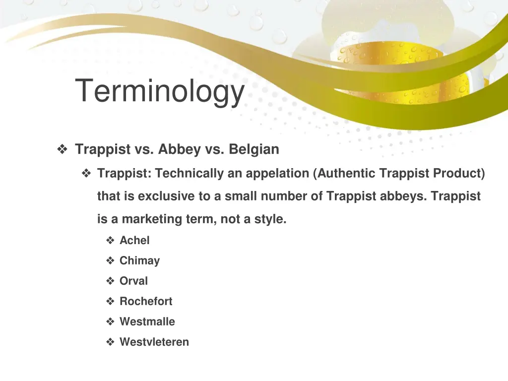 terminology