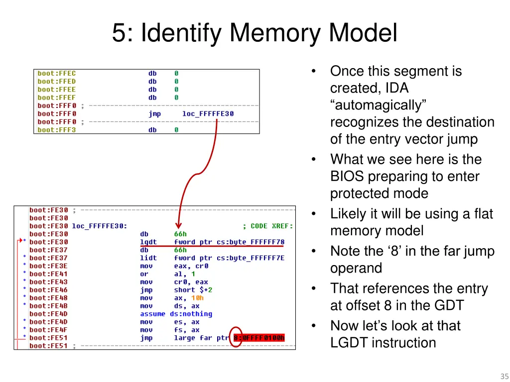 5 identify memory model