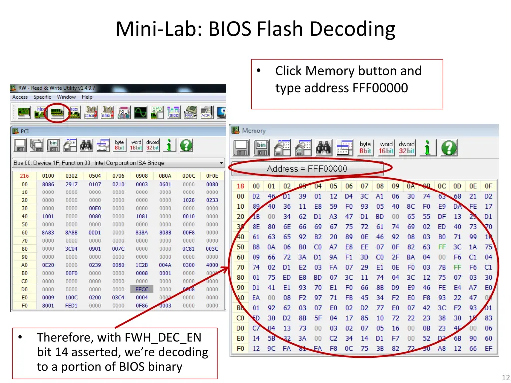 mini lab bios flash decoding 2