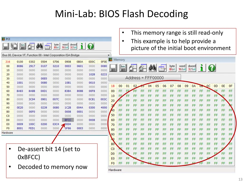 mini lab bios flash decoding 3