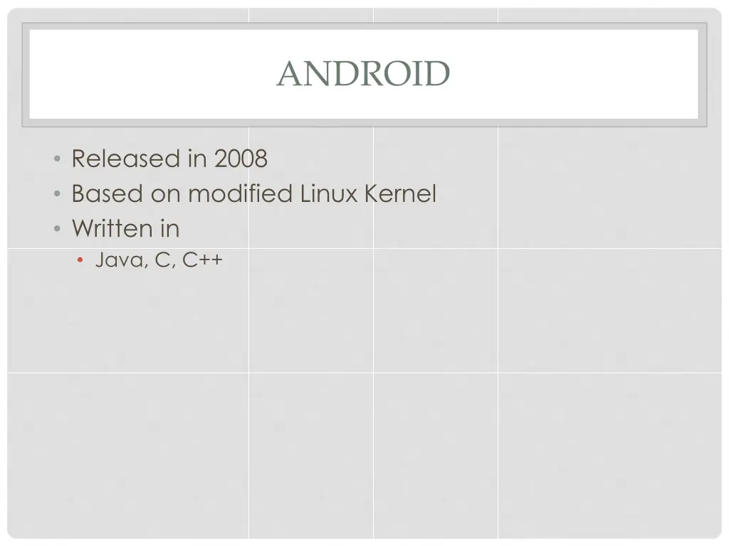 android 1