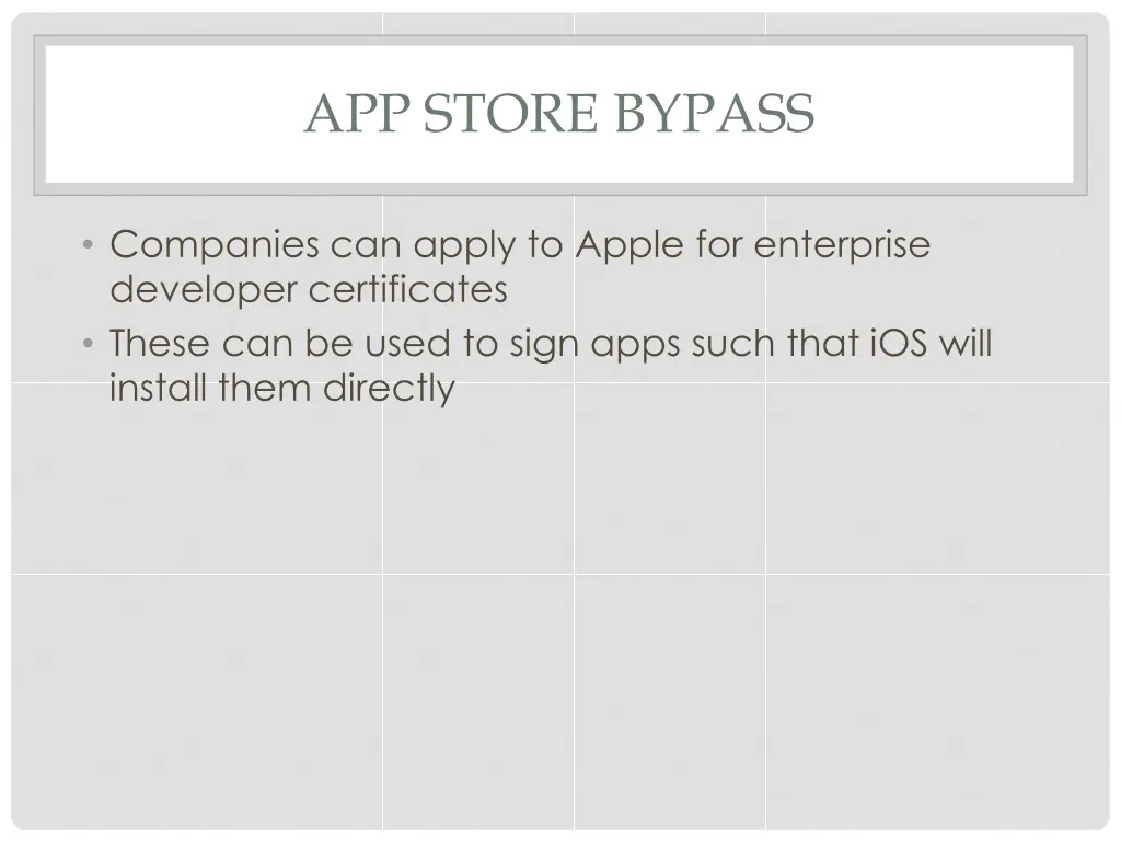 app store bypass