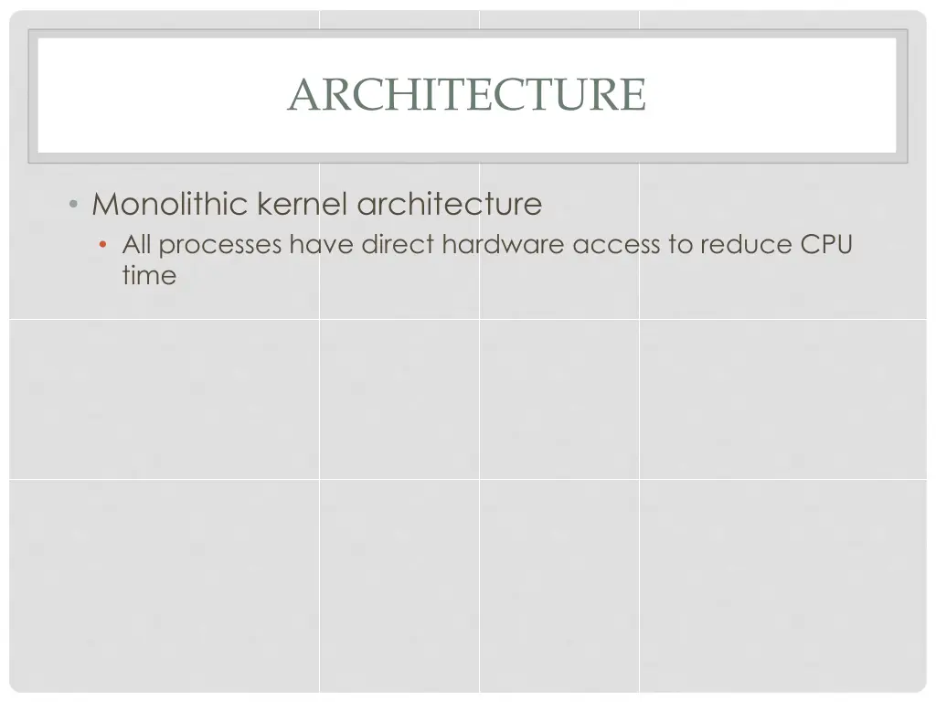 architecture