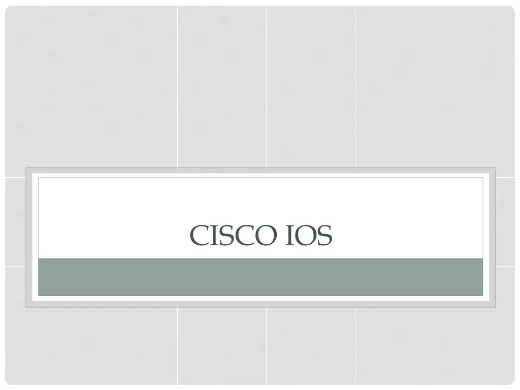 cisco ios