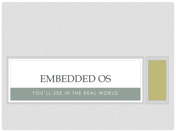 embedded os