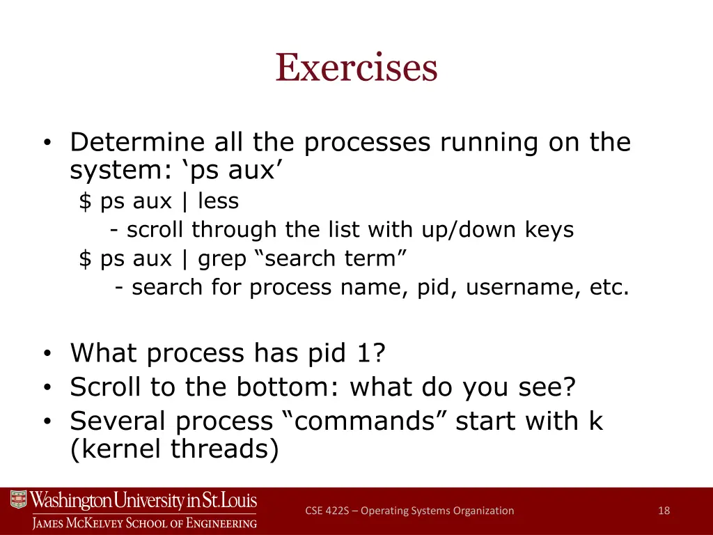 exercises